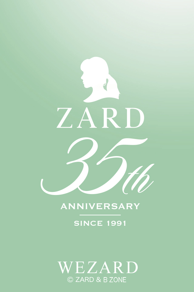 35周年ロゴシリーズのカラーは“オパールグリーン”。1st AL『Good-bye My Loneliness』発売日・3月27日の誕生色です！